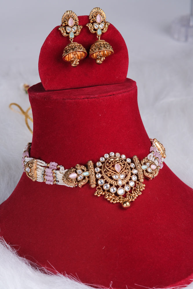 Classic Charm Polki Necklace