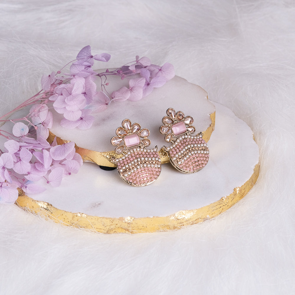 Kalash Pink Earrings
