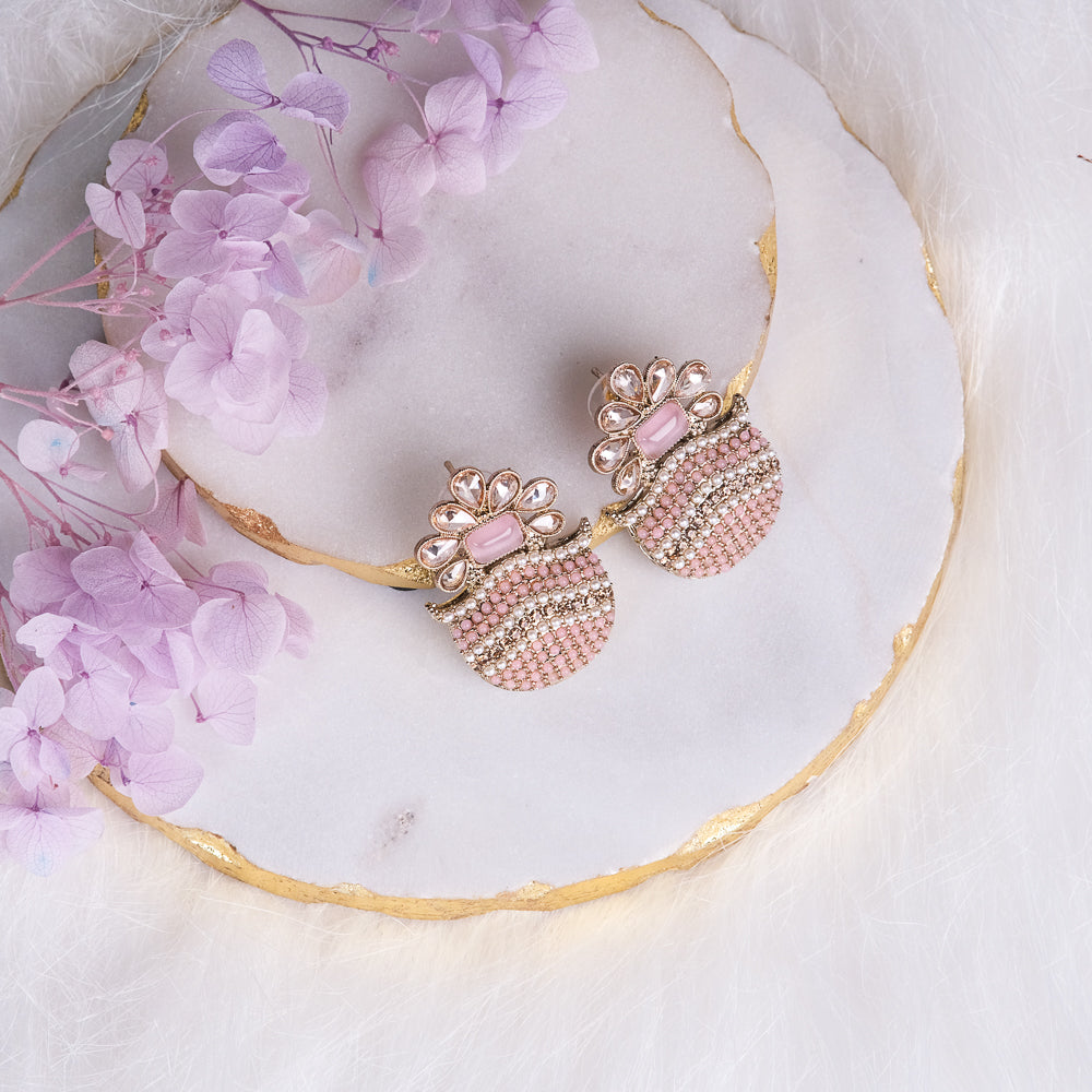 Kalash Pink Earrings