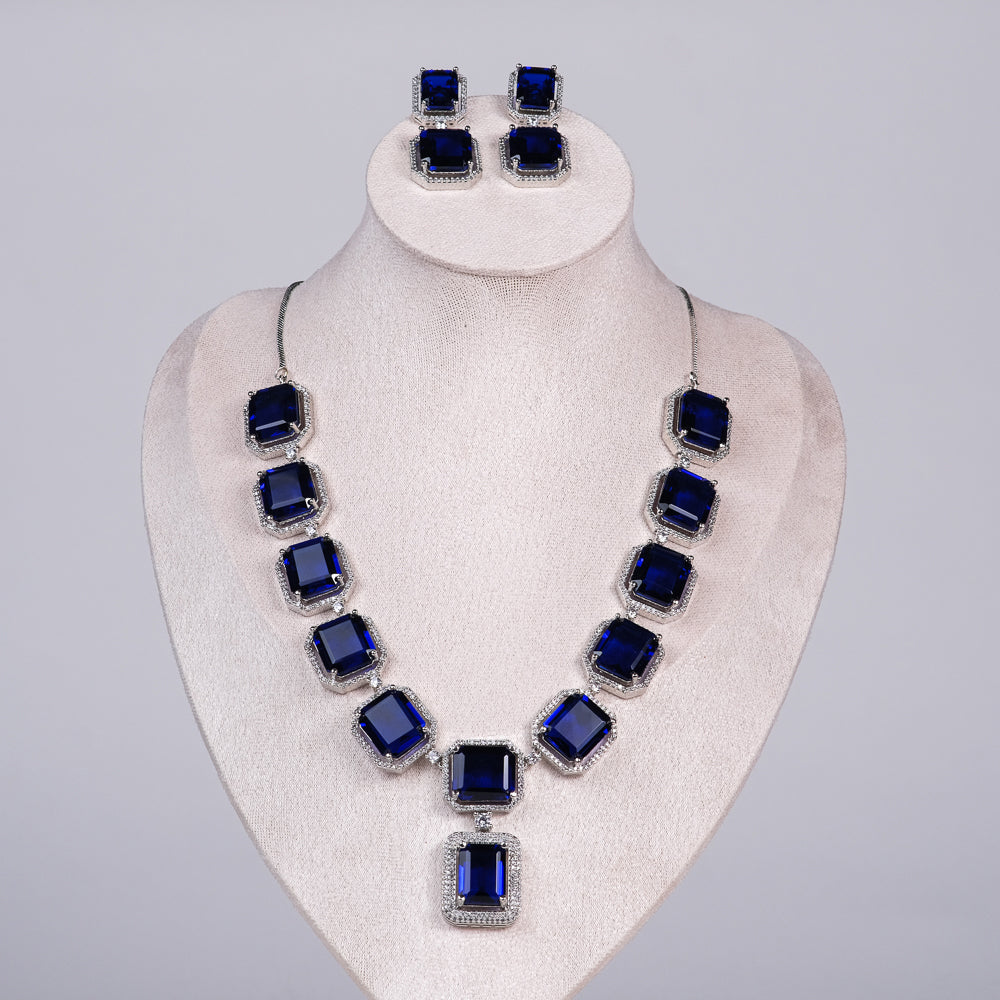 Royal Blue AD Necklace