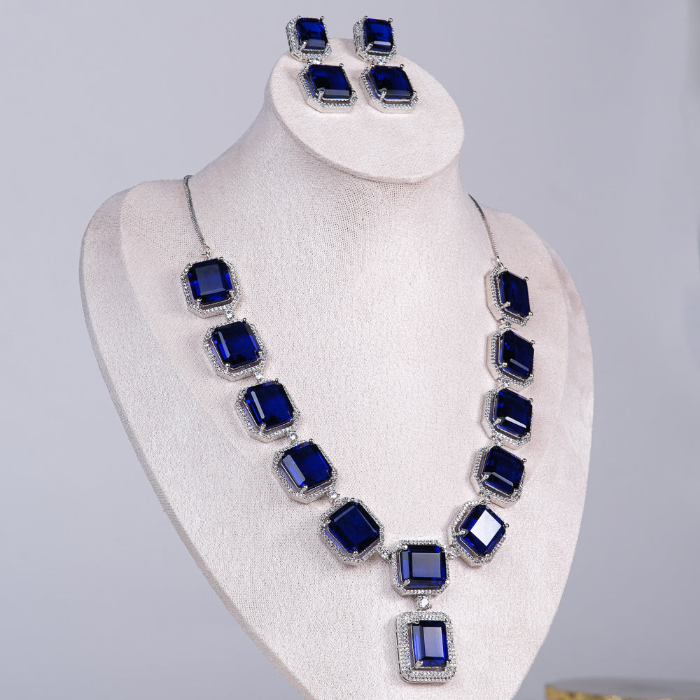 Royal Blue AD Necklace