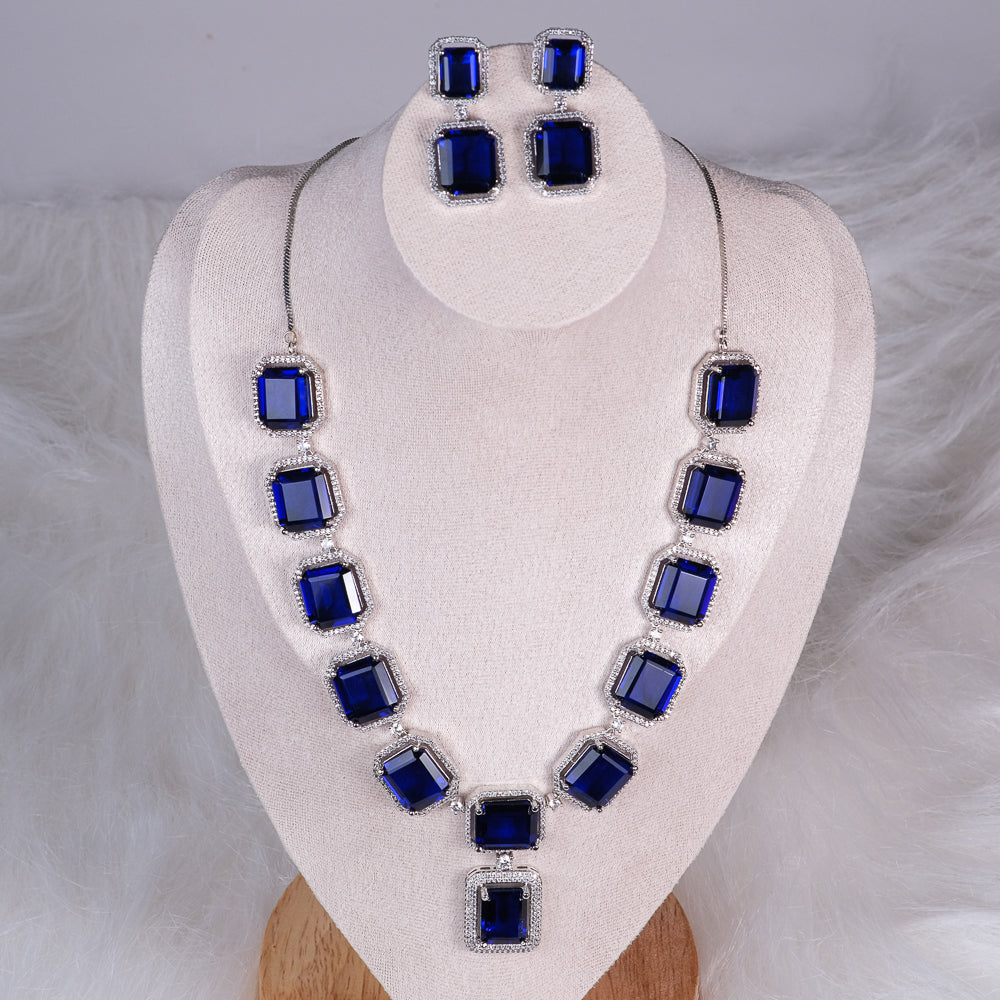 Royal Blue AD Necklace