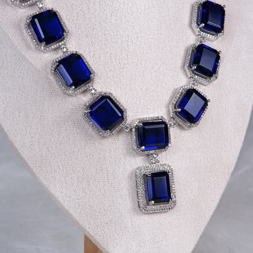 Royal Blue AD Necklace