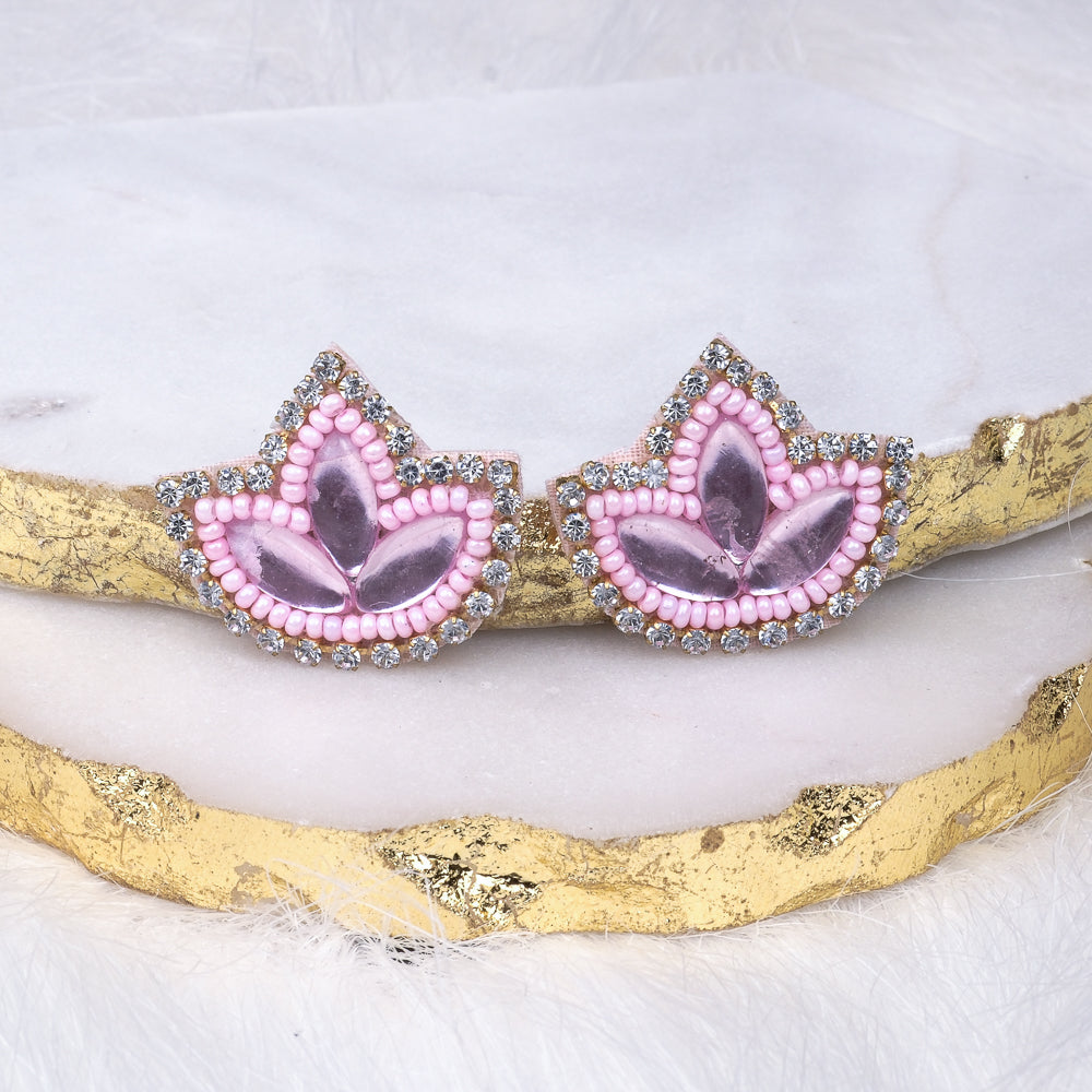 Diya handmade beaded Earrings