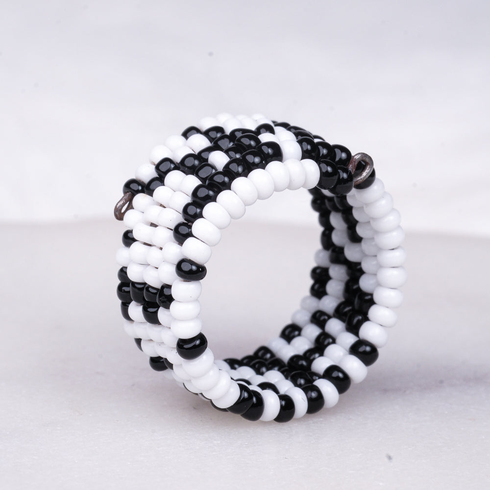 Spiral Handmade Beaded Earrings