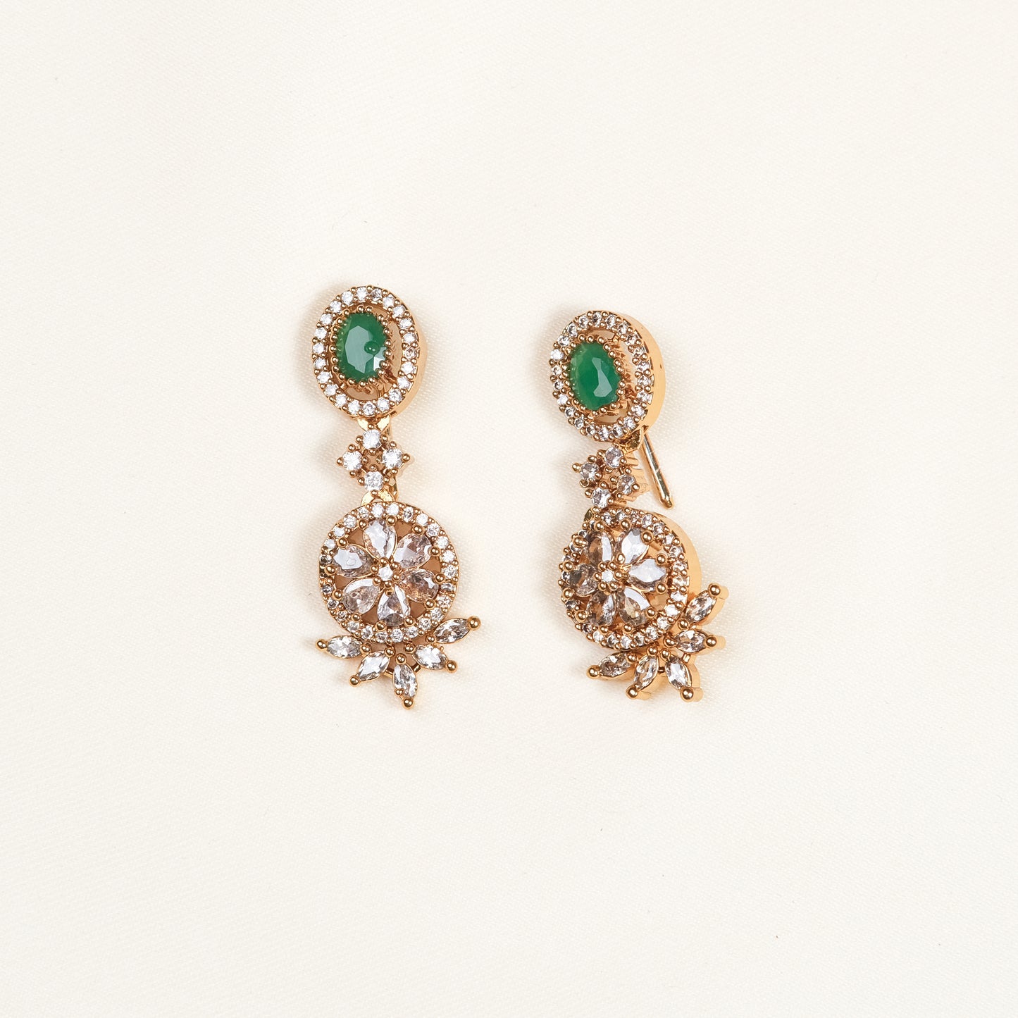 Maaira Green stone Necklace