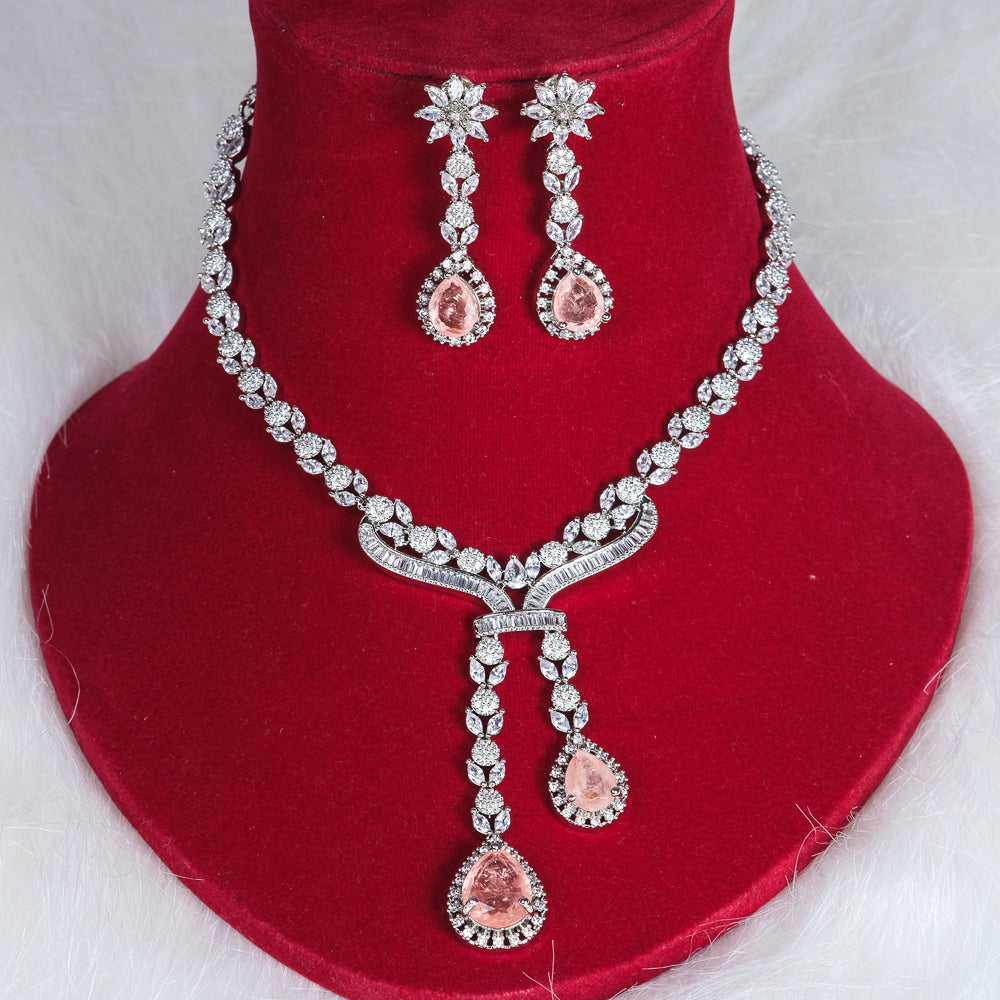 Meera American Diamond Necklace