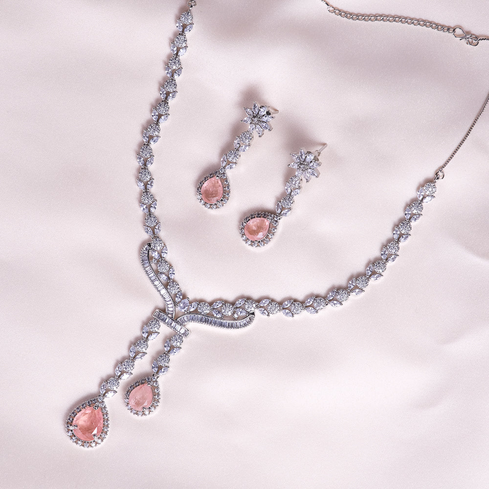 Meera American Diamond Necklace