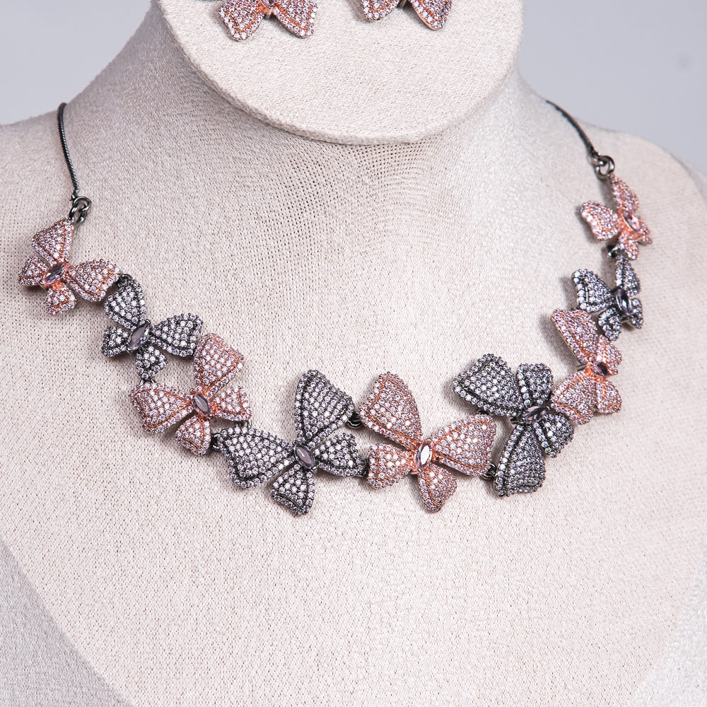 Chloe Butterfly Zirconia necklace