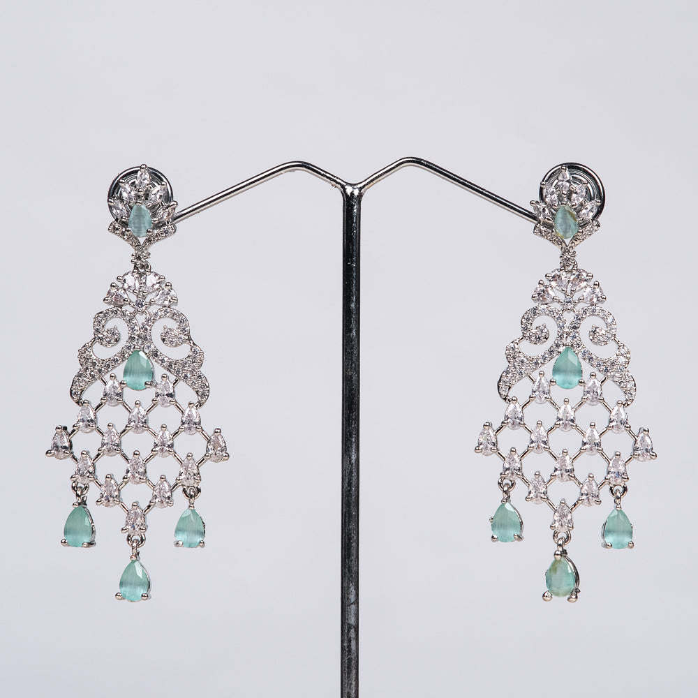 Tanishka Mint Green AD Drops