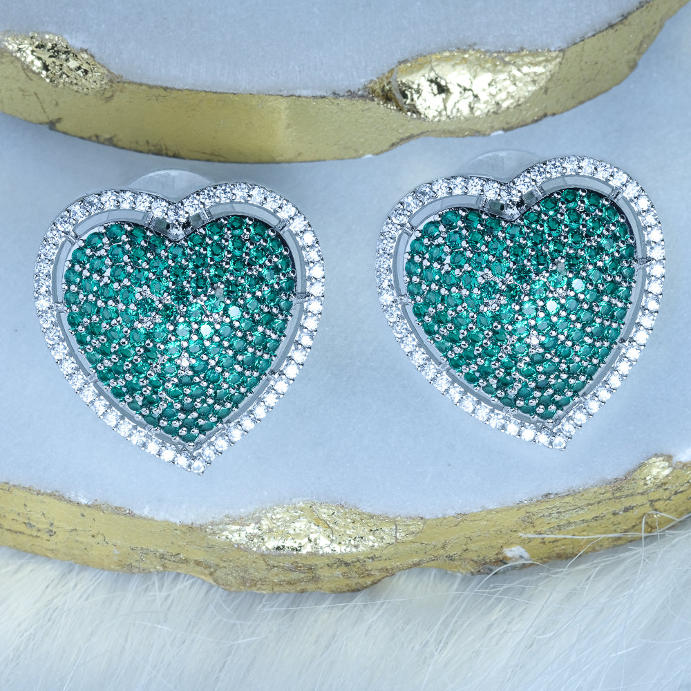 Dil Green Earrings