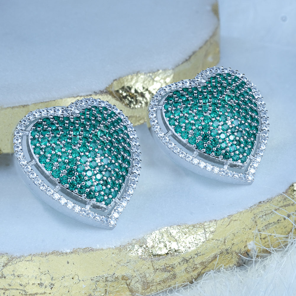 Dil Green Earrings