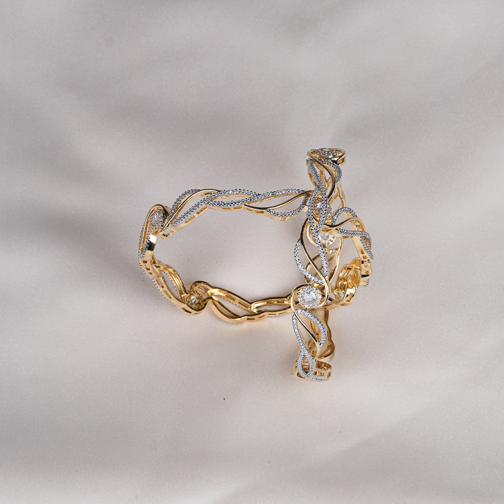 Kashvi Golden Bangles