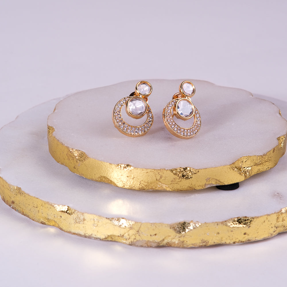 Moon Polki Earrings