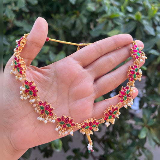 Lakshmi pearl necklace