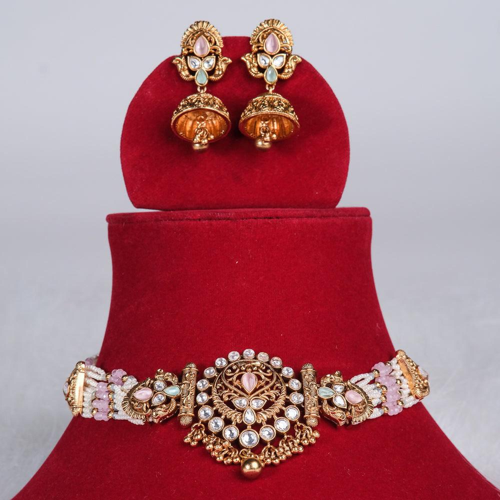 Classic Charm Polki Necklace