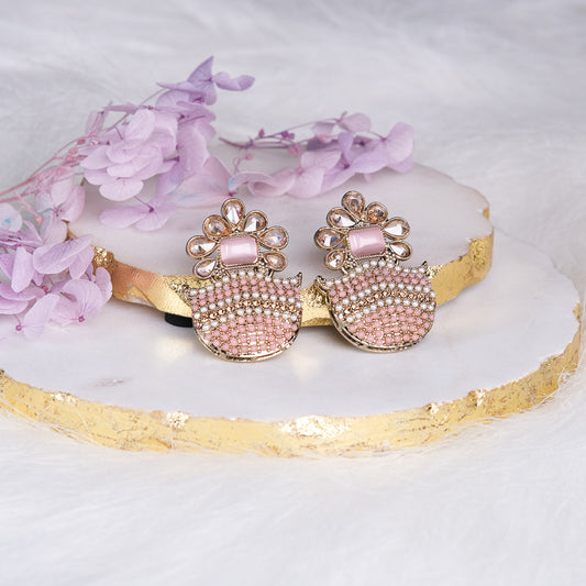 Kalash Pink Earrings