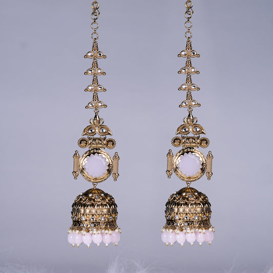 Noor-E-Jahan Light Pink Earrings