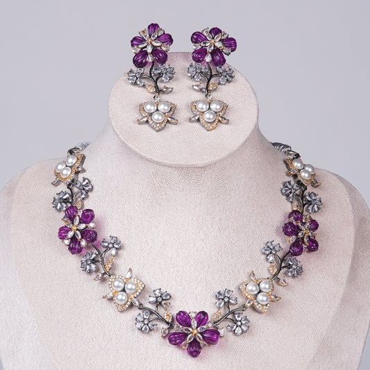 Olivia Charm Zirconia Necklace