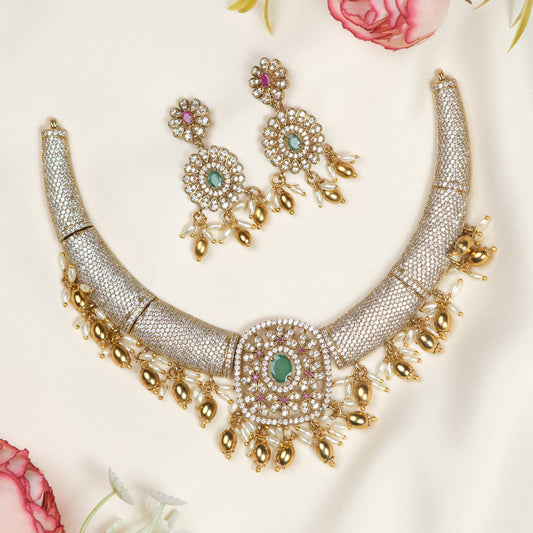 Lakshmi Premium AD Necklace