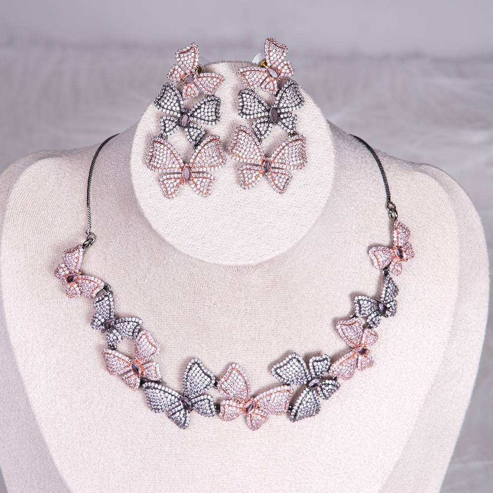 Chloe Butterfly Zirconia necklace