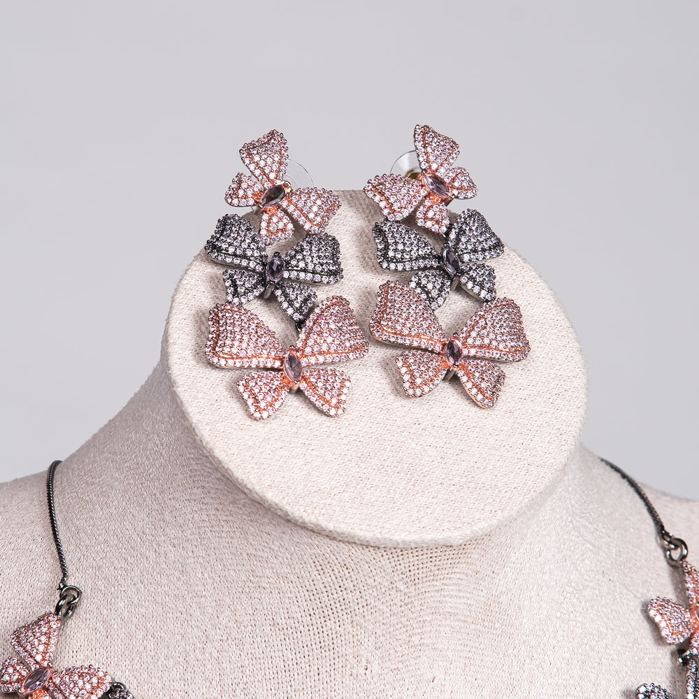 Chloe Butterfly Zirconia necklace