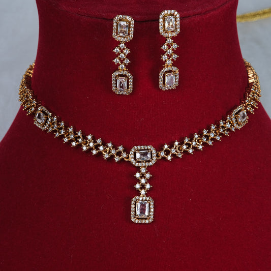 Maahi Mehendi Polish AD Neckace