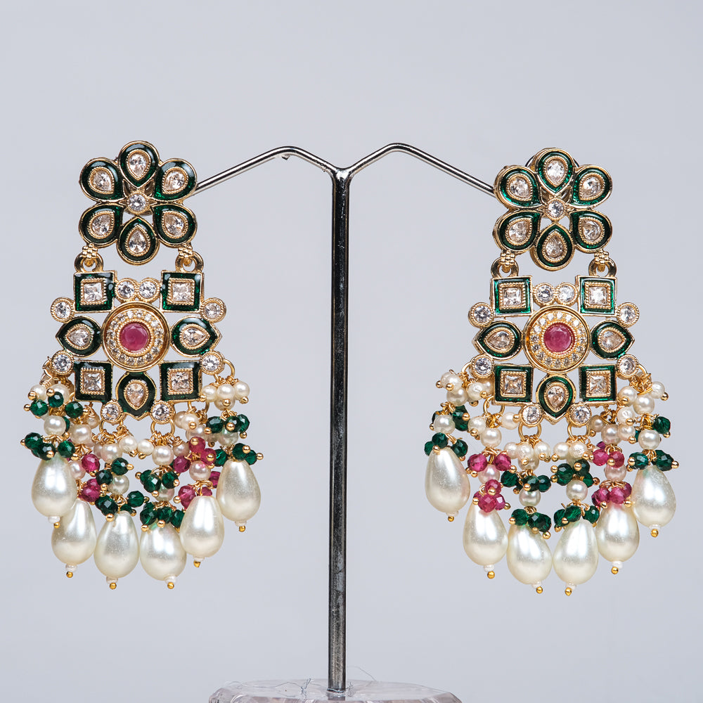 Chaandni Multicolor Polki Chandbali