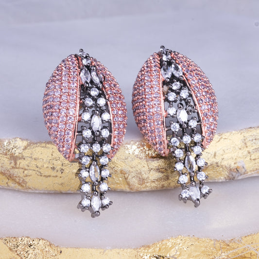 Jiya white Zircon Earring